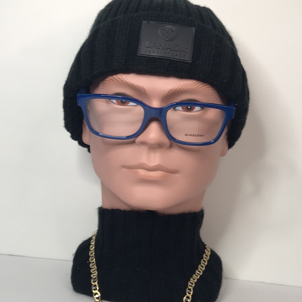 Authentic Burberry Charlie Demo Rectangular Men's Eyeglasses BE2379U 4058 55 - Picture 4 of 14